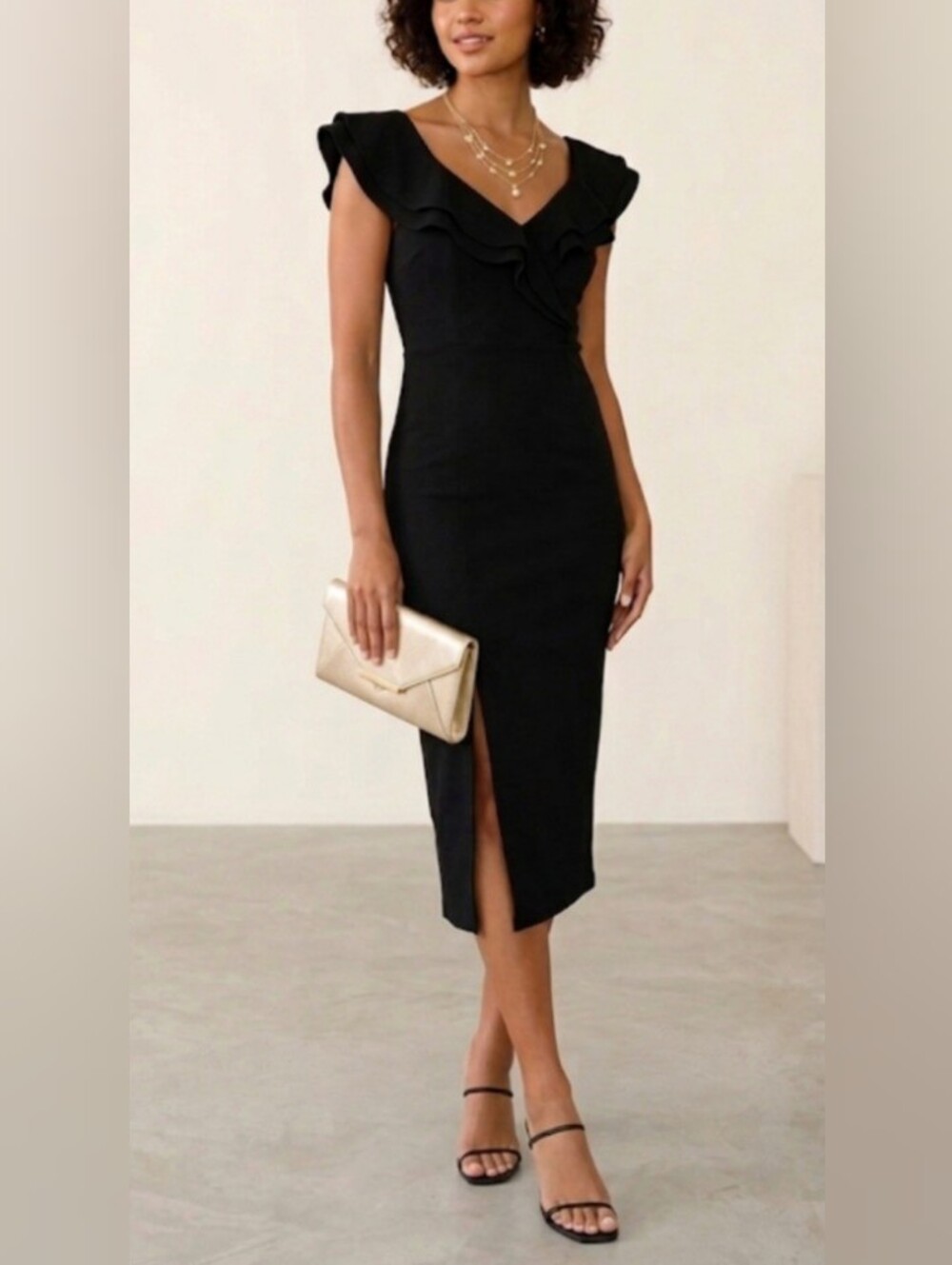Hello Molly Black Dress- Size 6